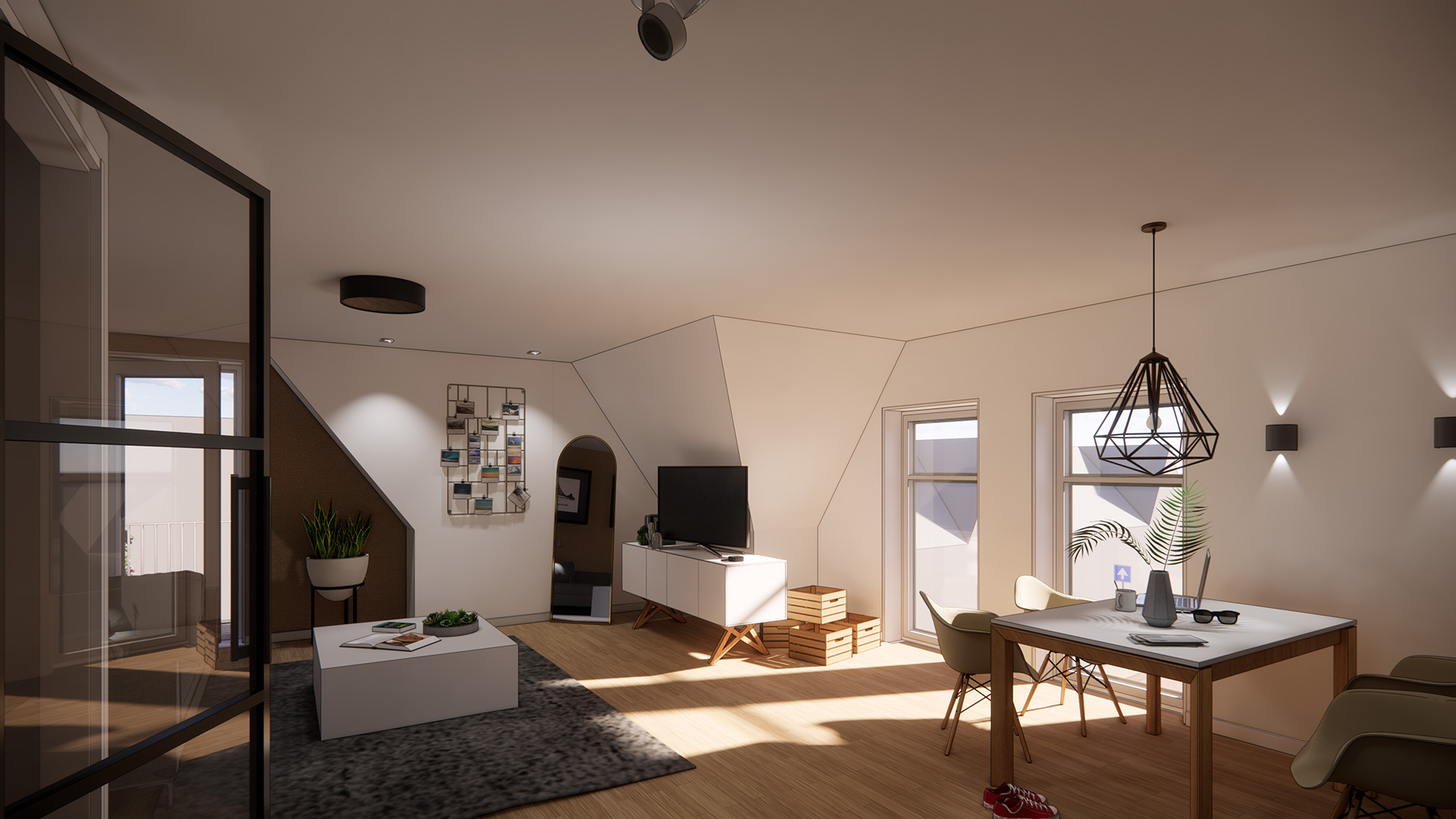 Impressie 3-kamerappartement