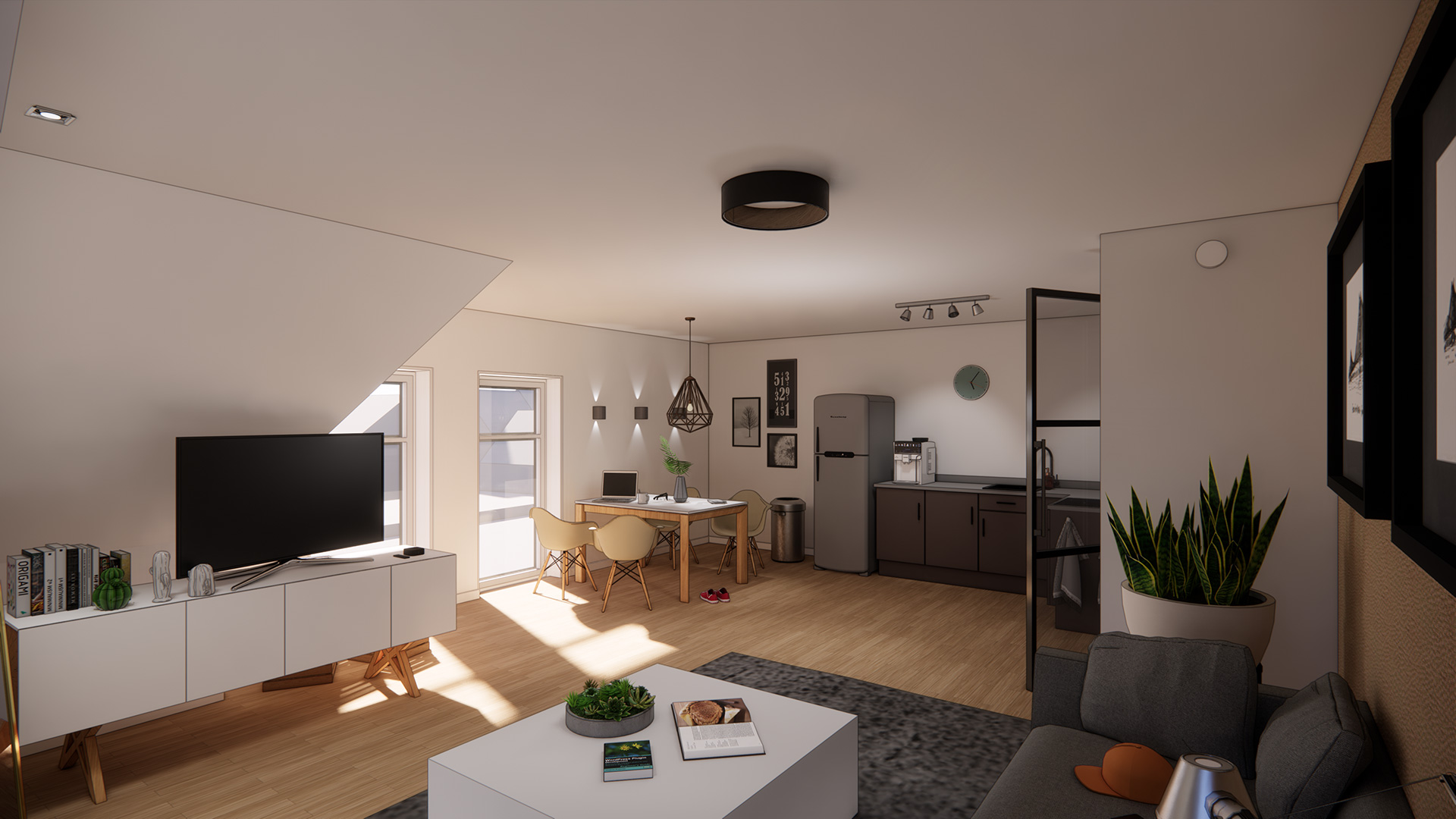 Impressie 3-kamerappartement
