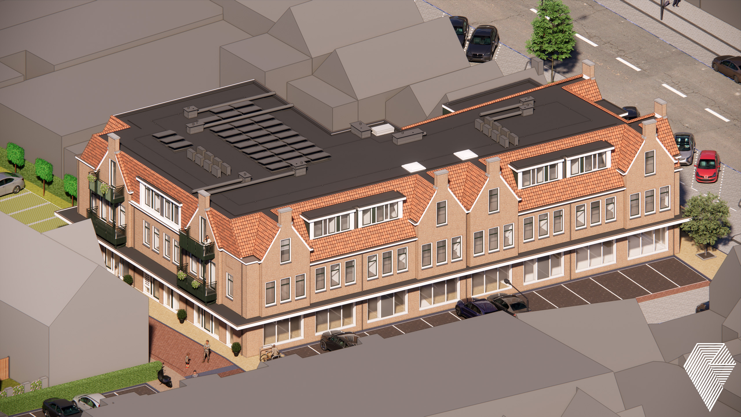 Luchtfoto Bokkingstraat