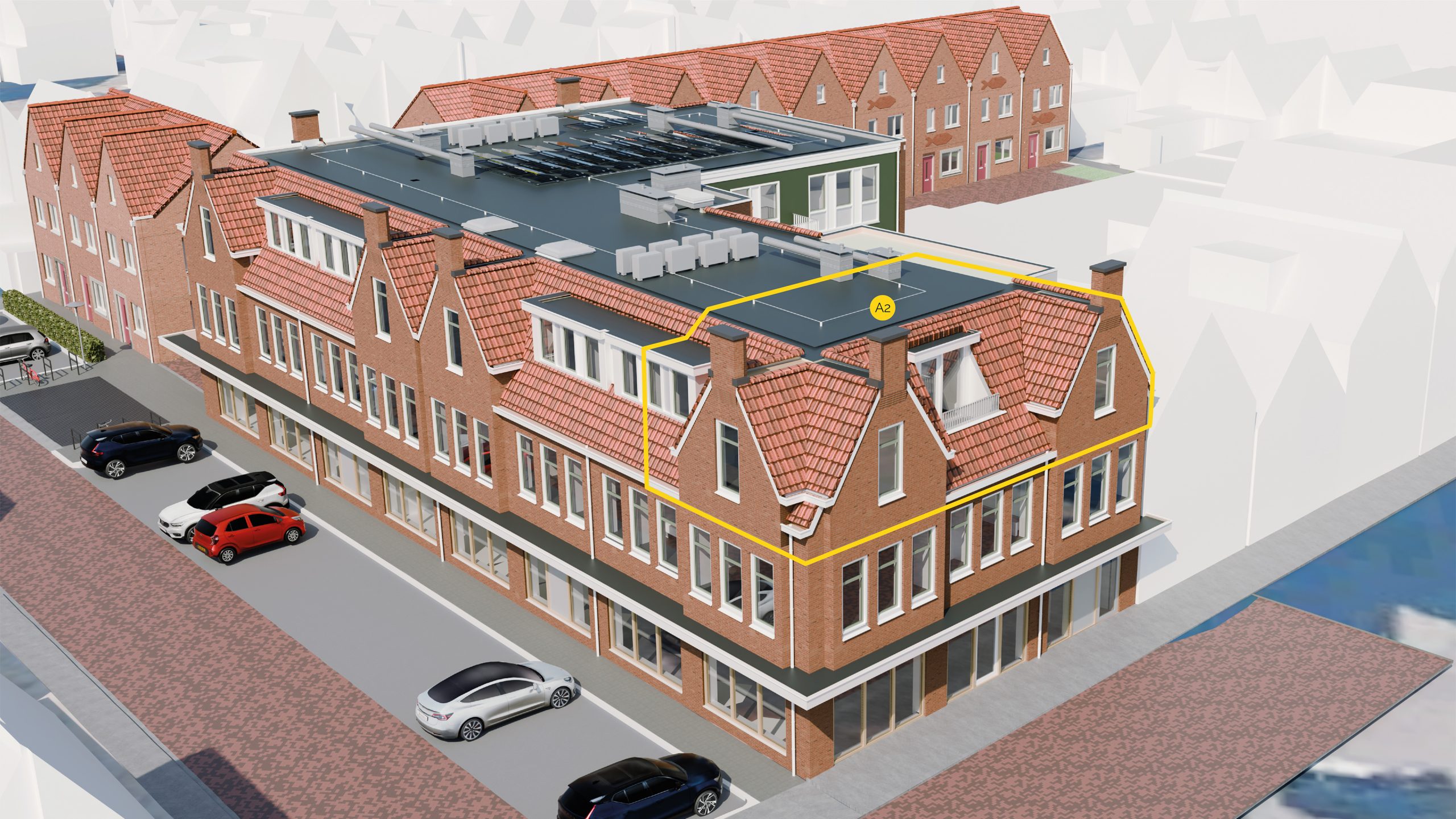 Plattegrond appartement A2